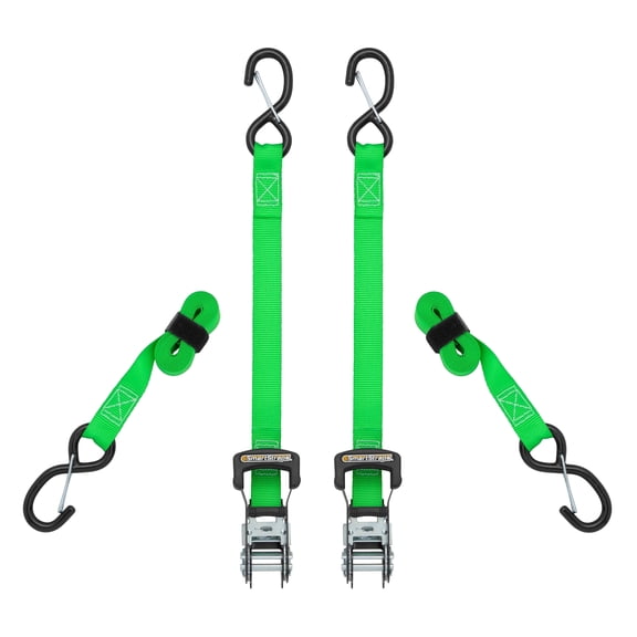 SmartStraps 10ft. Padded Ratchet Tie-Down Straps with Gated Hook, 2-Pk., Model# 4759