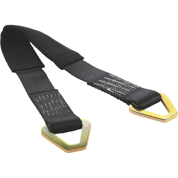 SmartStraps Axle Strap, 31in.L x 2in.W, 10,000-Lb. Capacity, Black, Model# 856