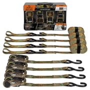 SmartStraps RatchetX 1.25" x 14ft Commercial Tie Down Strap, Camo, 4 Pack - 1,000lb SWL