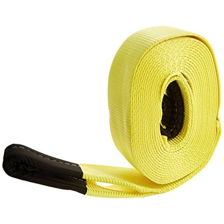 SmartStraps Recovery Strap with Loop Ends, 4" x 30', Yellow