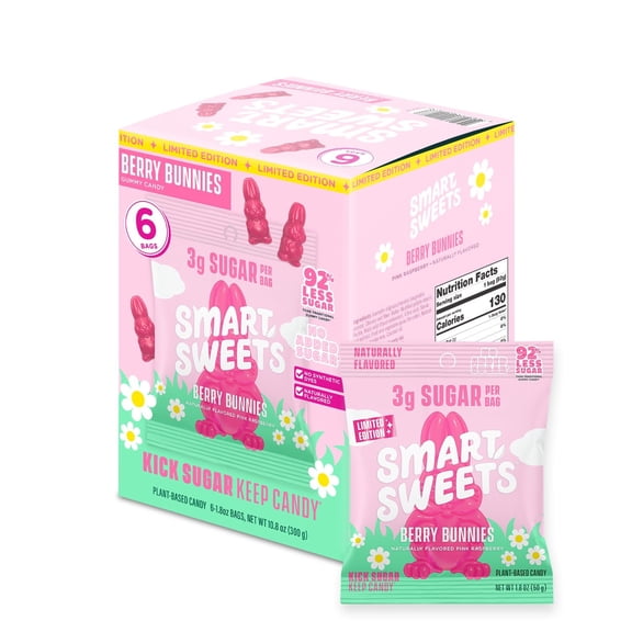 SmartSweets Berry Bunnies, 6 ct.