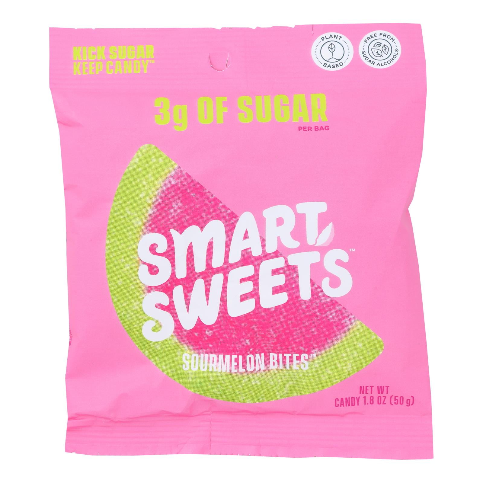 SmartSweets, Sourmelon Bites, 12 Bags, Watermelon, 1.8 oz