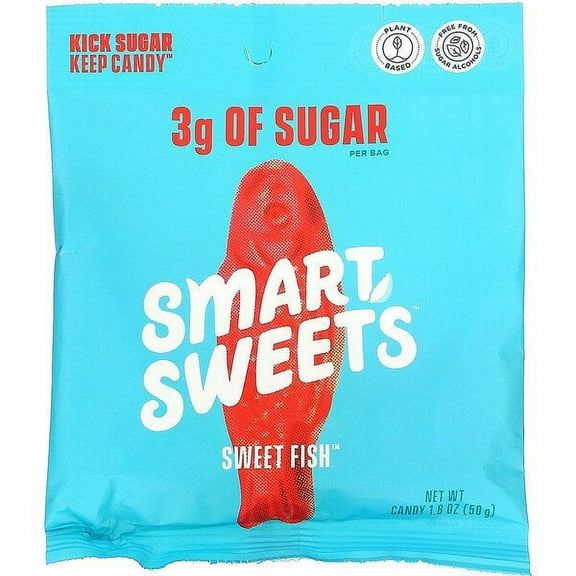 SmartSweets, Sweet Fish, Berry, 1.8 oz Pack of 2