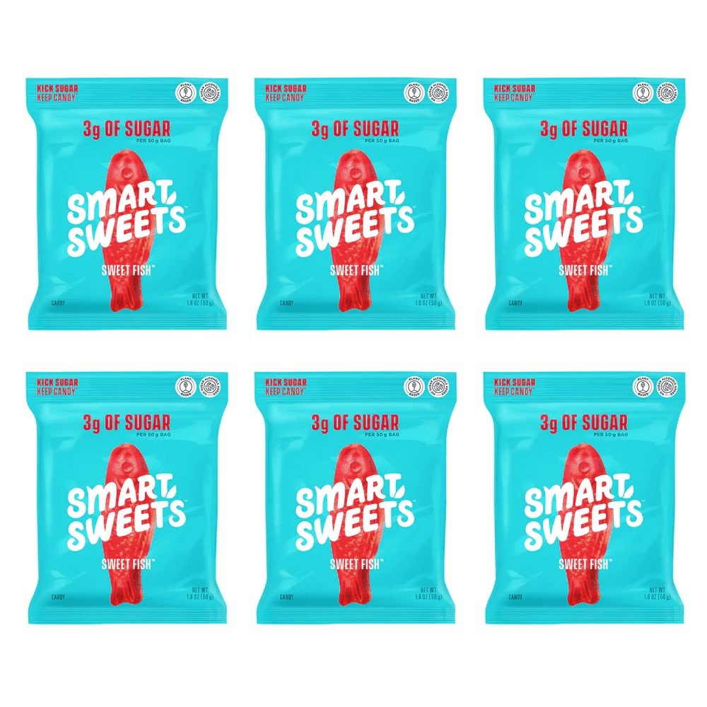 Smart Sweets Sweet Fish Gummy Candy, 1.8 oz Bag 