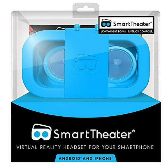 SmartTheater - Quark Virtual Reality Headset - Fits any smartphone (Android, iOS)