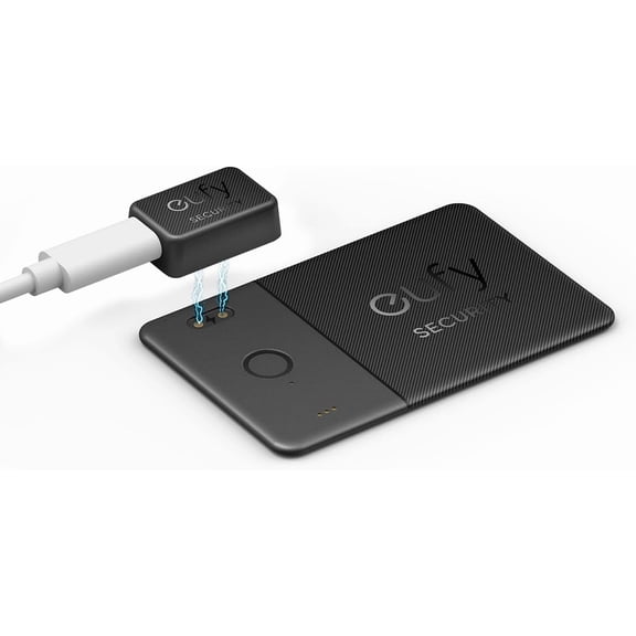 SmartTrack Card E30 (Black, 1-Pack), Rechargeable, Works with Apple Find My (iOS Only), Bluetooth Tracker, Perfect for Wallet, Passport, and Laptop, Water Resistant