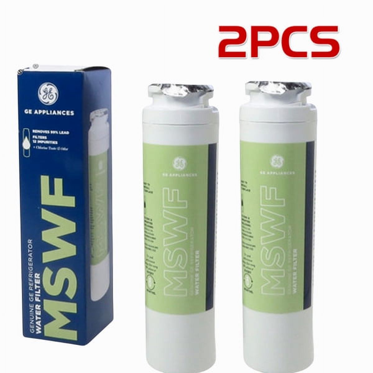 SmartWater MSWF Refrigerator Internal Water Filter Cartridge,2 Pack