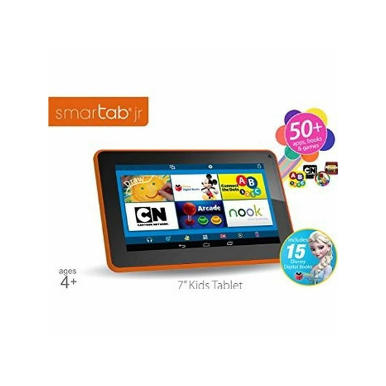 Smartab STJR76OR 7'' Kids Tablet With Disney Apps, Games & Books