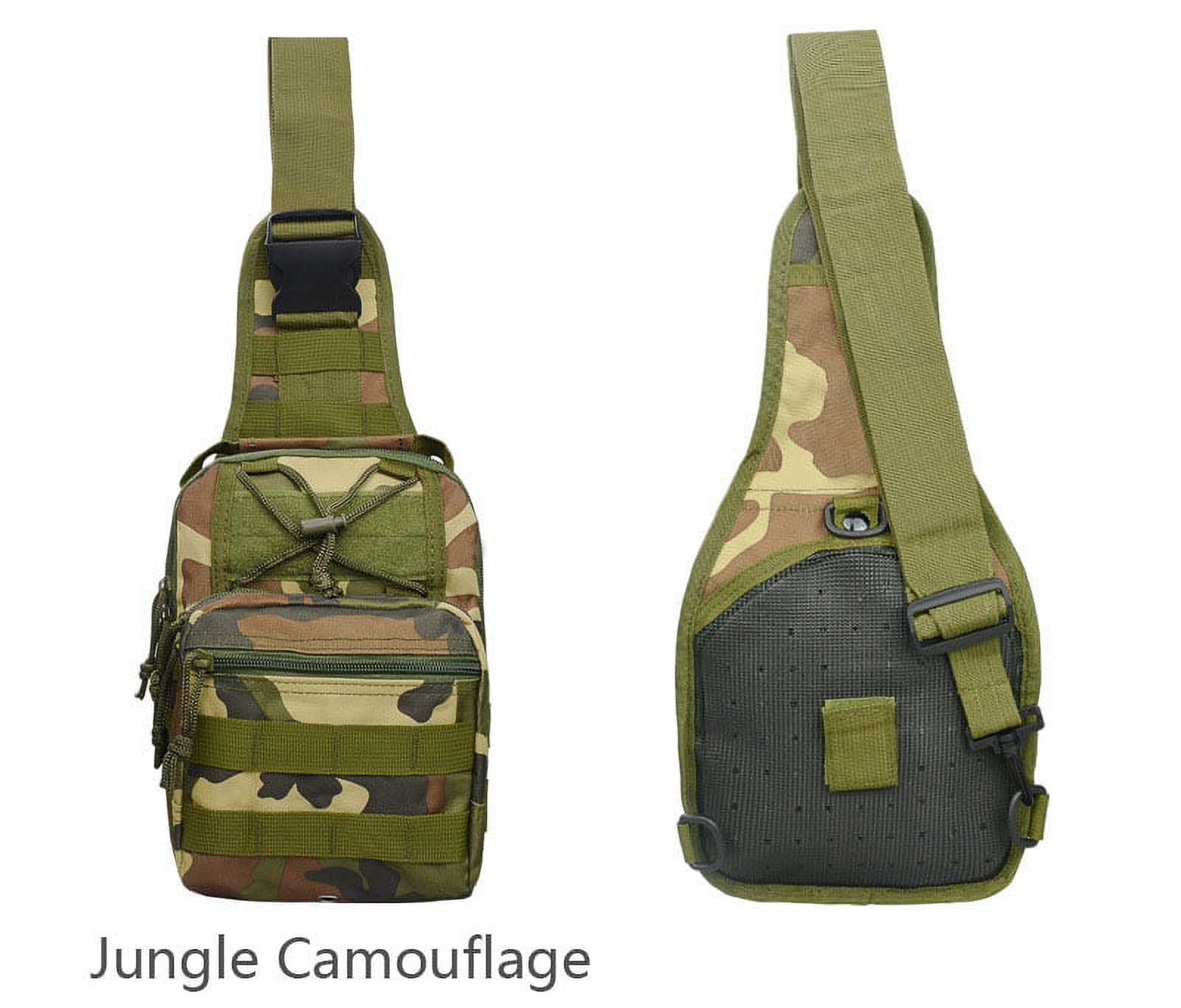 One shoulder strap outlet backpack