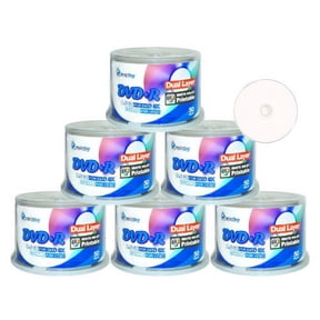 Smartbuy 300-disc 8.5gb/240min 8x Dvd+r Dl Dual Layer Double Layer White Inkjet Hub Printable Blank Data Recordable Medi