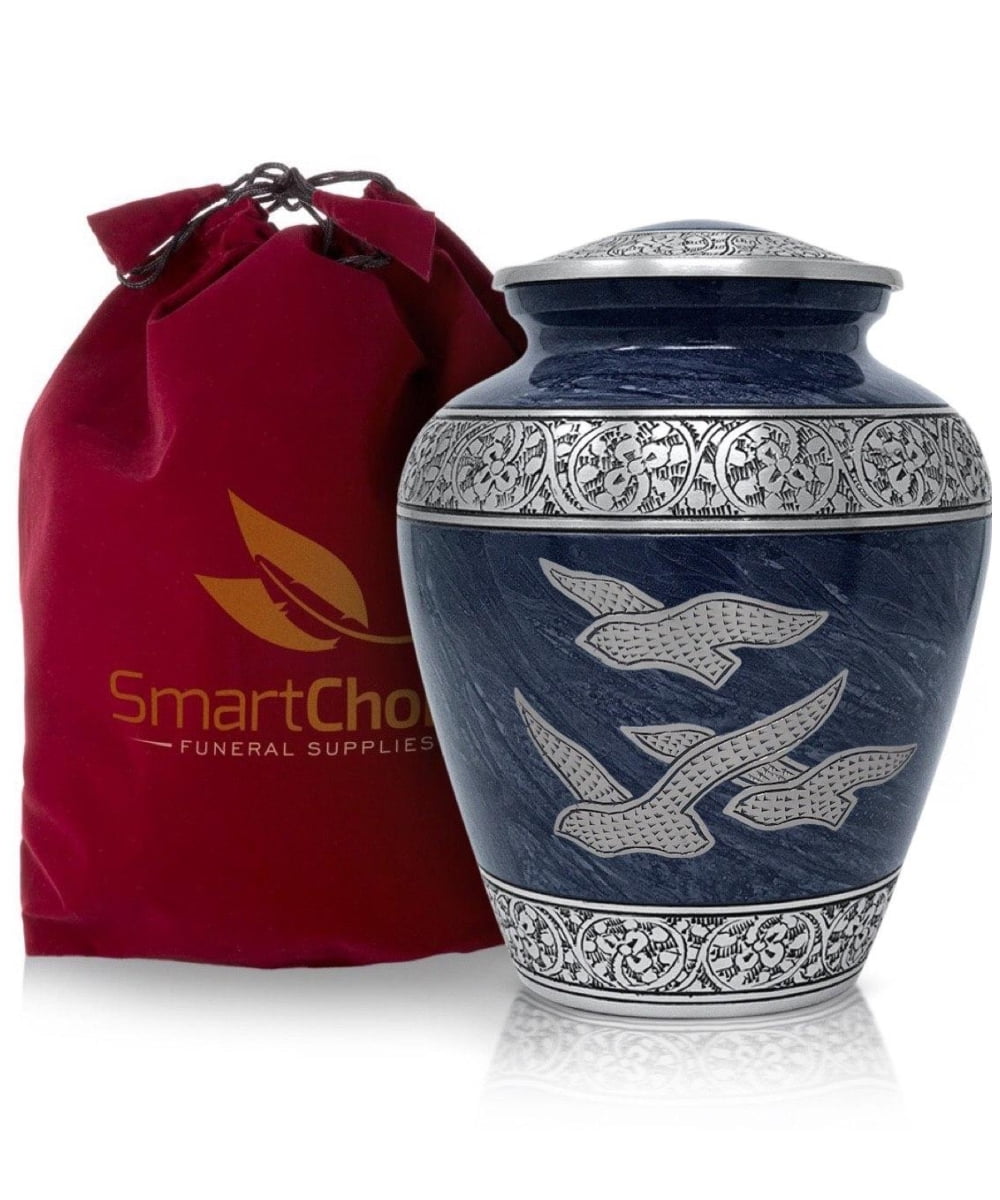Smartchoice, Wings of Freedom Cremation Urn, Handcrafted for Human Adults 