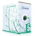 thumbnail image 1 of Smartech 1000ft Cat5e Plenum Cable, 24 AWG, 350 MHz, 4 Pair, UTP Ethernet Cable Green, 1 of 5