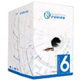 thumbnail image 1 of 1000ft Cat6 Plenum Ethernet Cable – CMP Rated, 23AWG UTP, 550MHz, 10Gbps | High‑Speed Bulk Network Cable | Easy Pull Box White, 1 of 5
