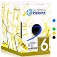 thumbnail image 1 of 1000ft Cat6 Plenum Ethernet Cable – Pure Copper CMP Rated, 23AWG UTP, 550MHz, 10Gbps | High‑Speed Bulk Network Cable | Easy Pull Box - Blue, 1 of 7