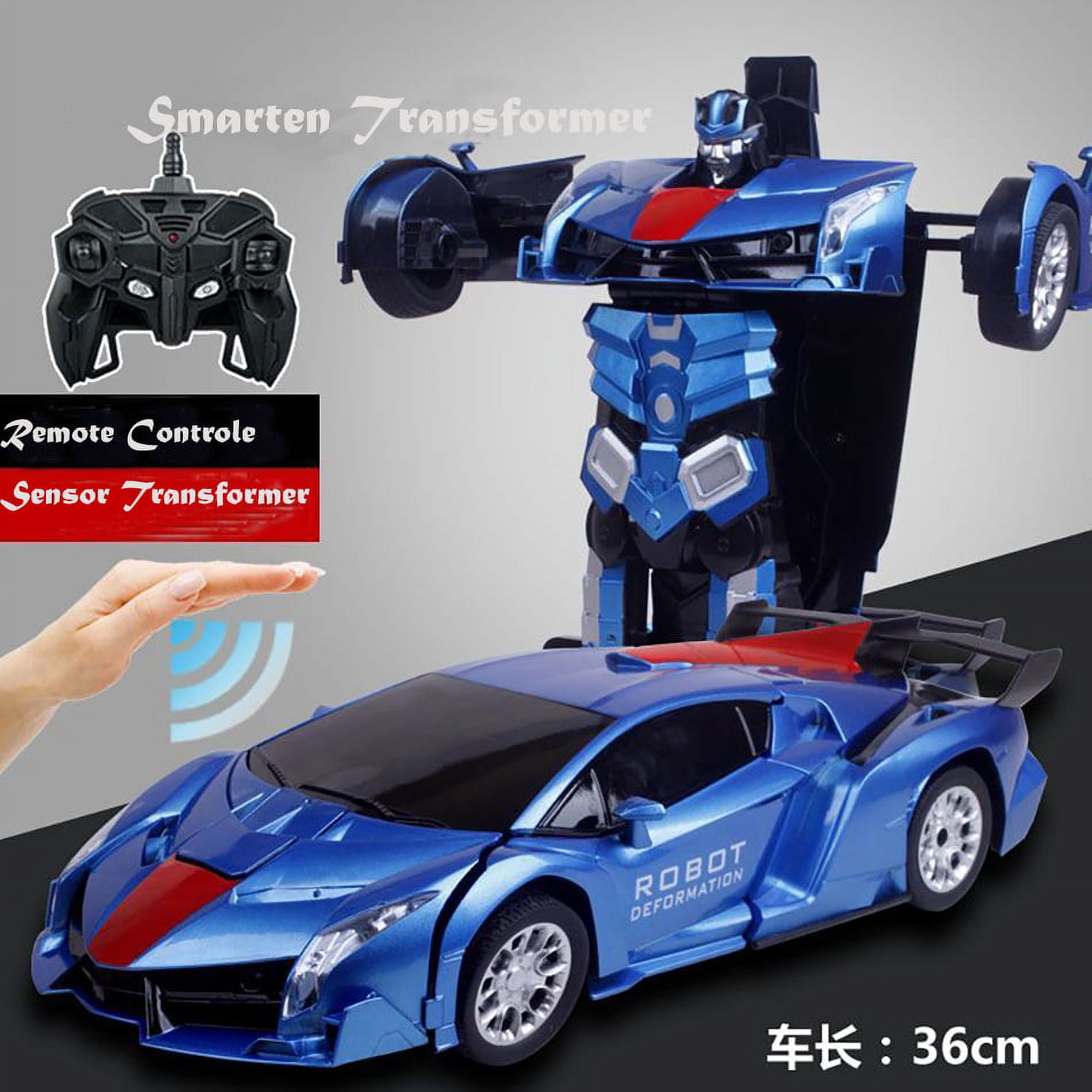 Smarten Kids Toy Transformer Sensor Remote Control Robot Car