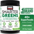 thumbnail image 1 of Force Factor Smarter Greens Daily Wellness Powder, Greens Powder with Probiotics for Bloating, Gut Health, Digestion & Energy, Citrus, 30 Servings, 1 of 12