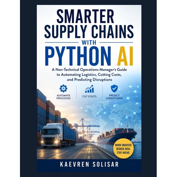 Smarter Supply Chains with Python AI: A Non-Technical Operations Manager's Guide to Automating Logistics, Cutting Costs,, (Paperback)