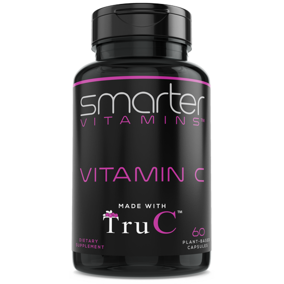 SmarterVitamins Raw Whole Food Vitamin C - 100% Natural from Berries, Premium Antioxidants, Bioflavonoids & Polyphenols, Vegan, Real Immune Support, 60 Vegan Capsules