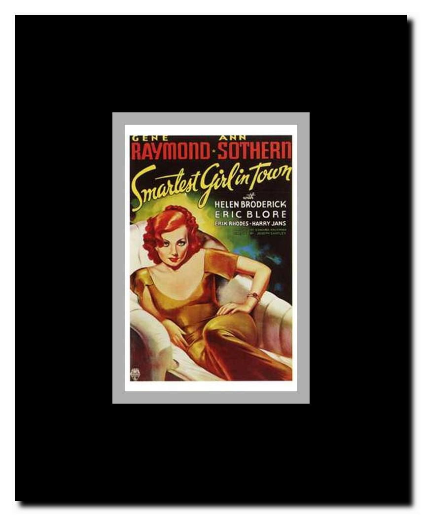 Smartest Girl in Town Framed Movie Poster