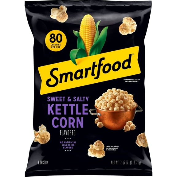 Smartfood Kettle Corn Flavored Popcorn, 7 oz Bag