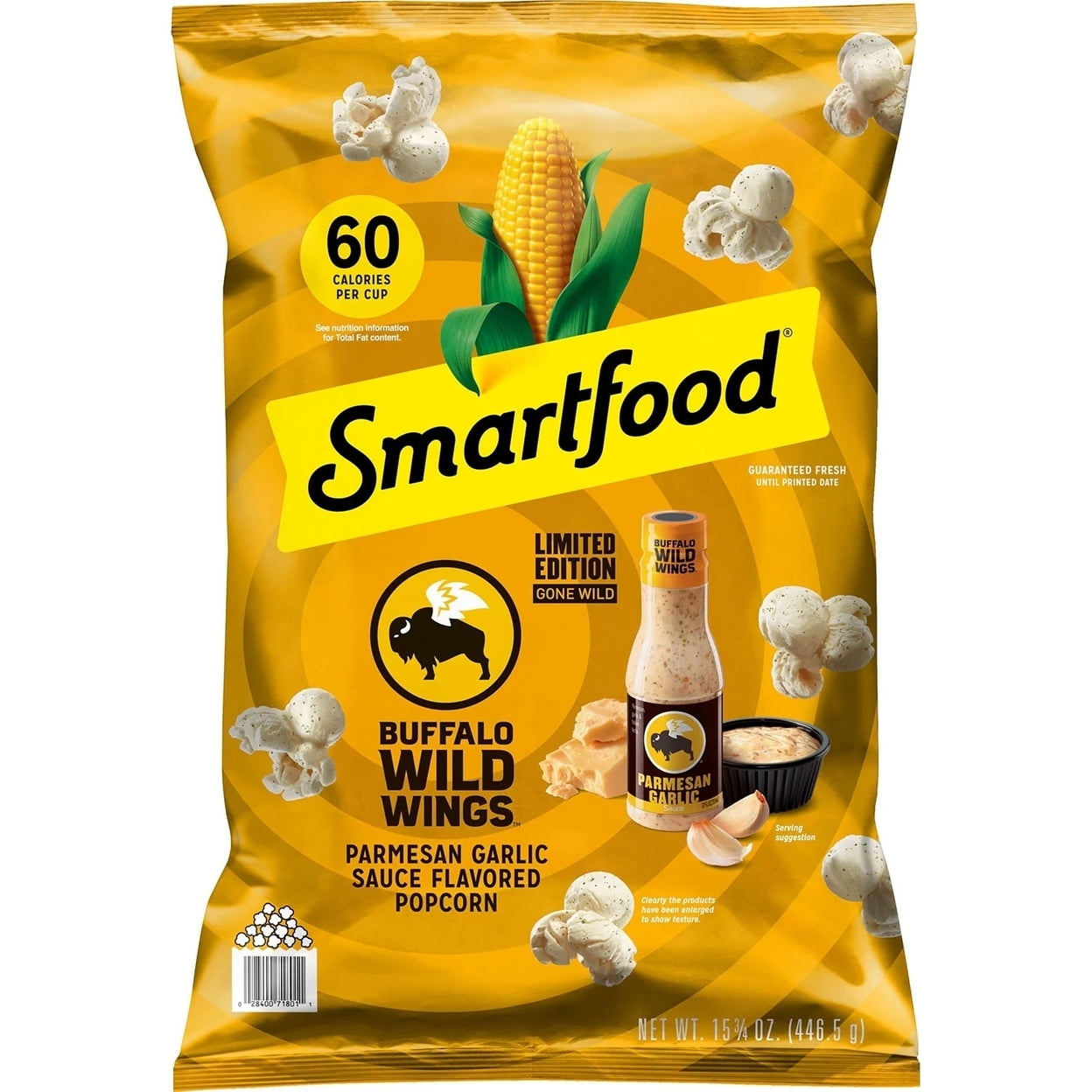 Smartfood Popcorn Buffalo Wild Wings Buttery Garlic Popcorn (15.75