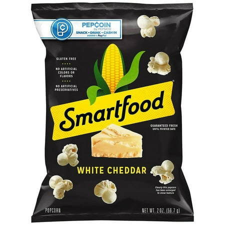 Smartfood Popcorn White Cheddar 2.0 OZ Pack of 2