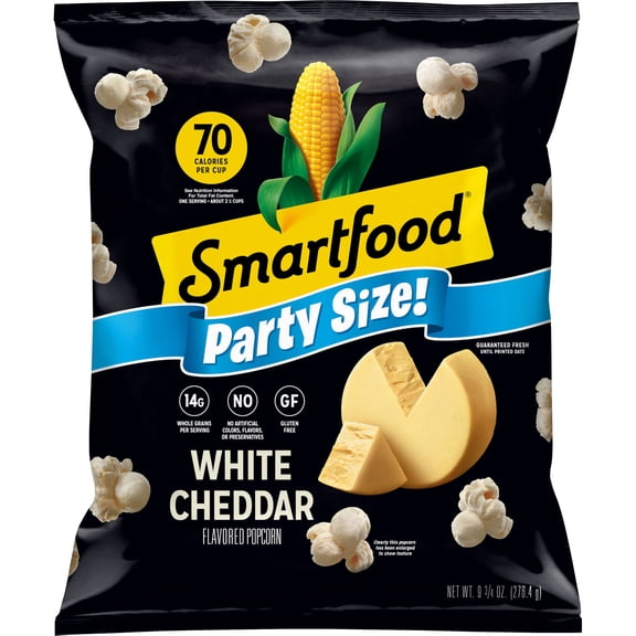 Smartfood Gluten Free, No Artificial Colors White Cheddar Popcorn Bag, 9.75 oz