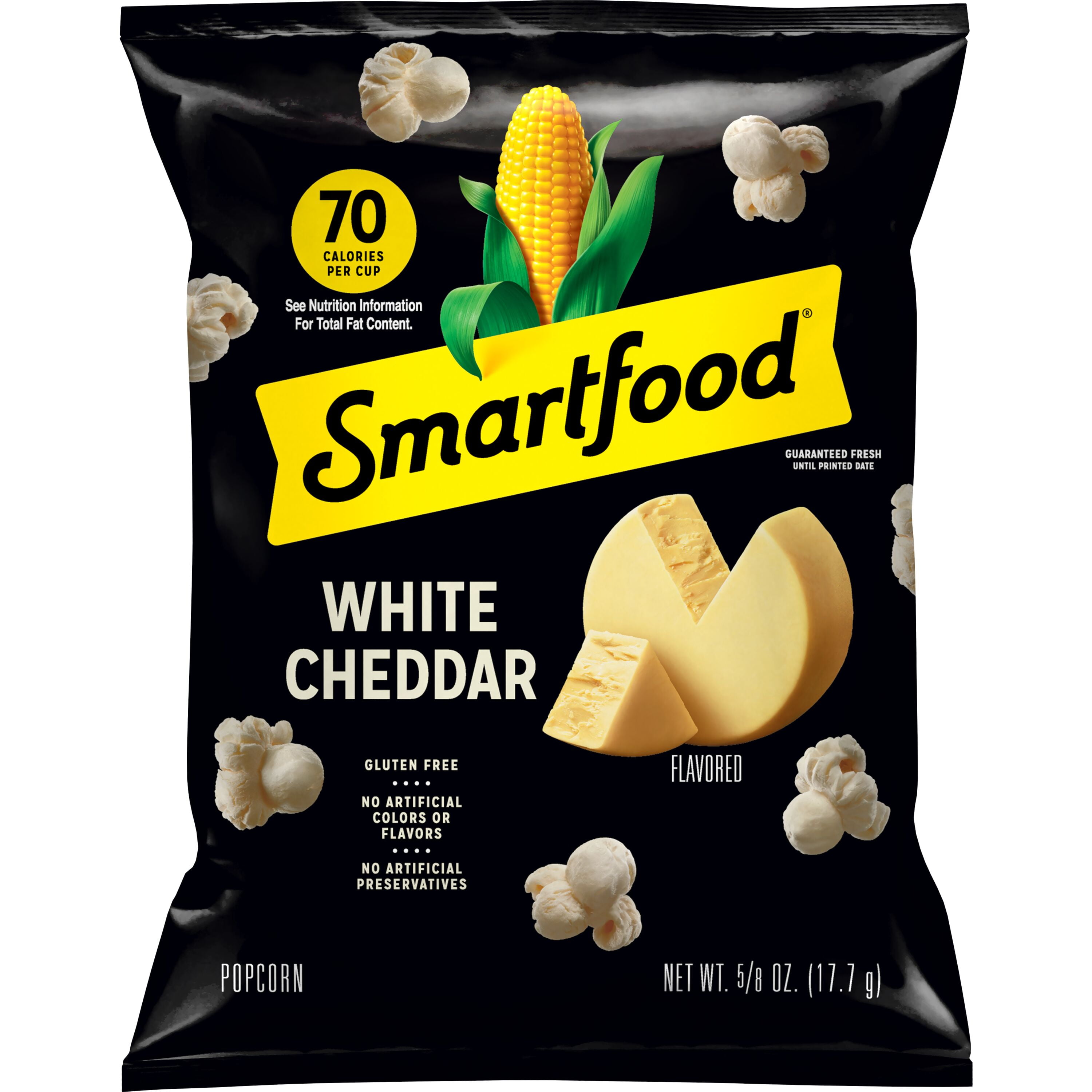 Smartfood Popcorn White Cheddar Cheese Flavored Popcorn Snack, 0.625oz Bag