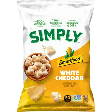 Smartfood Simply Popcorn White Cheddar, 5.25 ounce