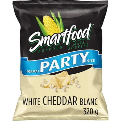 Smartfood White Cheddar Party Size Popcorn, 320g/11.3 oz