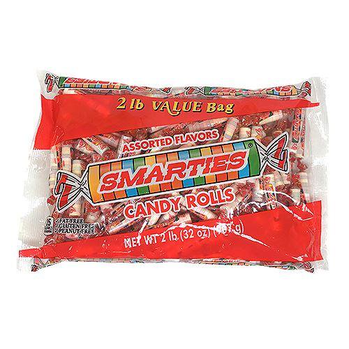 Smarties 15 Tablet Candy Rolls Value Bulk Bags