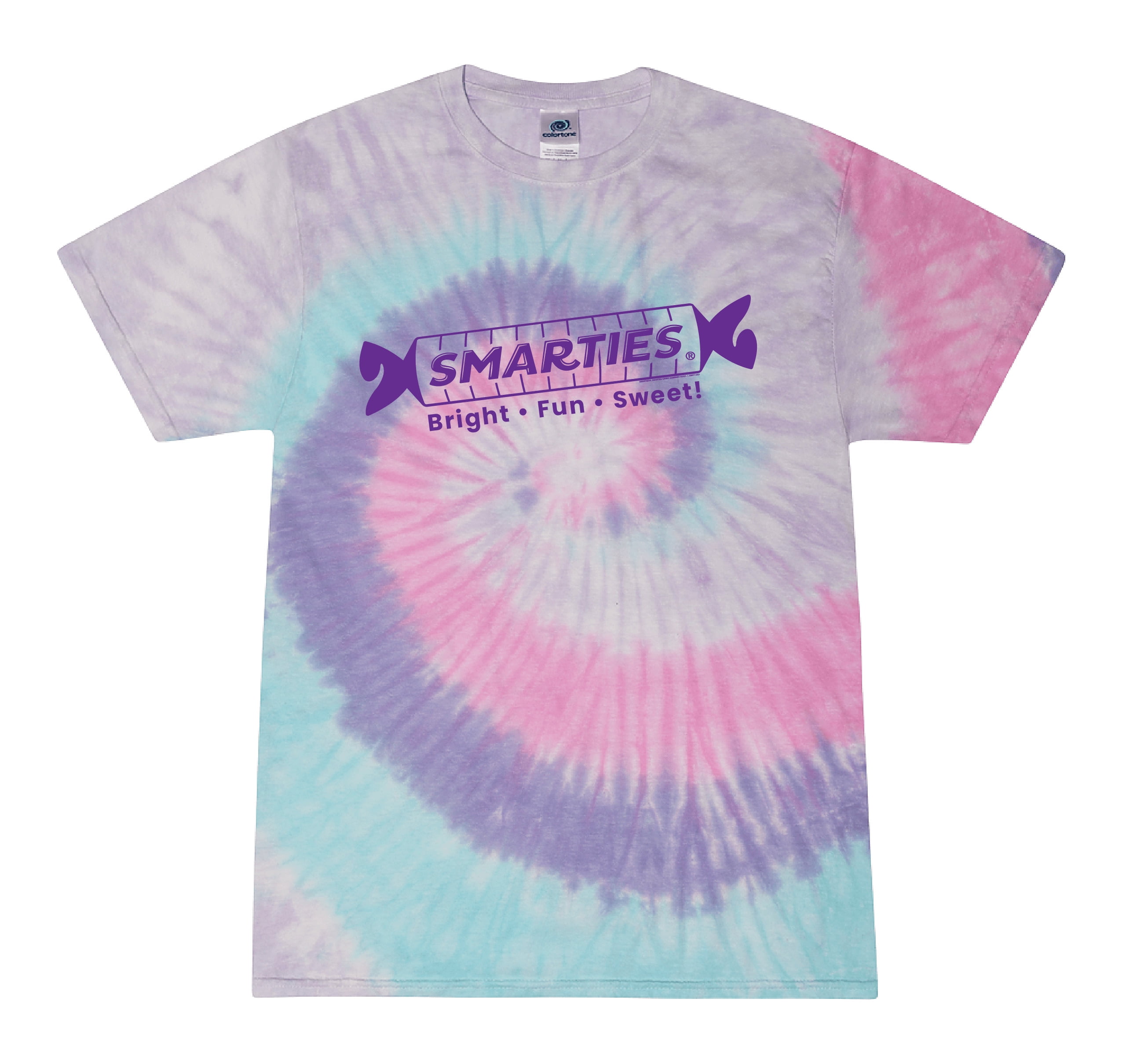Smartties Fun Smarties® Bright • FUN • Smarties Tie-Dye Tee - Walmart.com