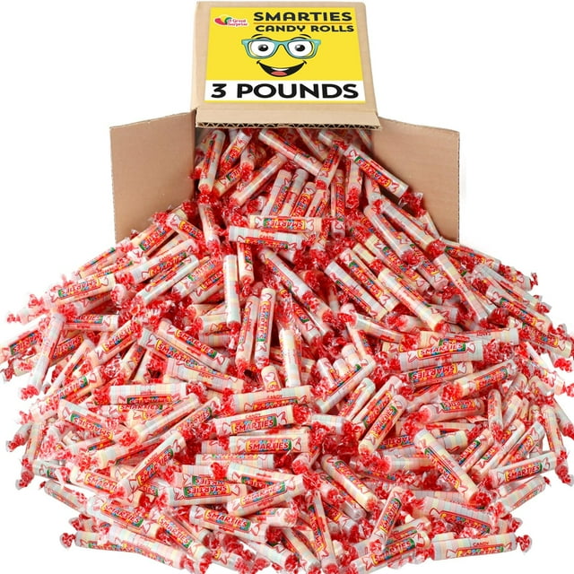 Smarties Candy 3.2 Pounds Parade Throws Candy Rolls Individually