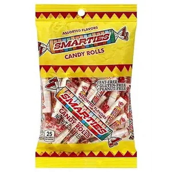 Smarties Candy Rolls 5oz Bag