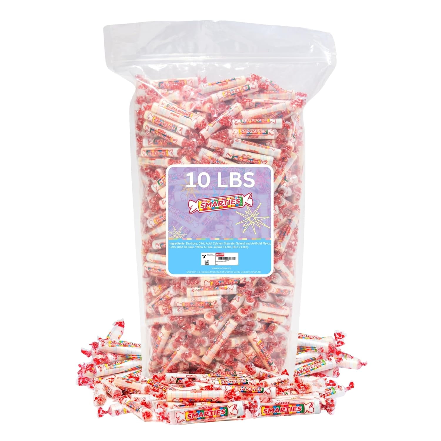 Smarties Candy Bulk Rolls - Original Flavor Gluten Free Vegan Candy (6oz Pack Of 2)