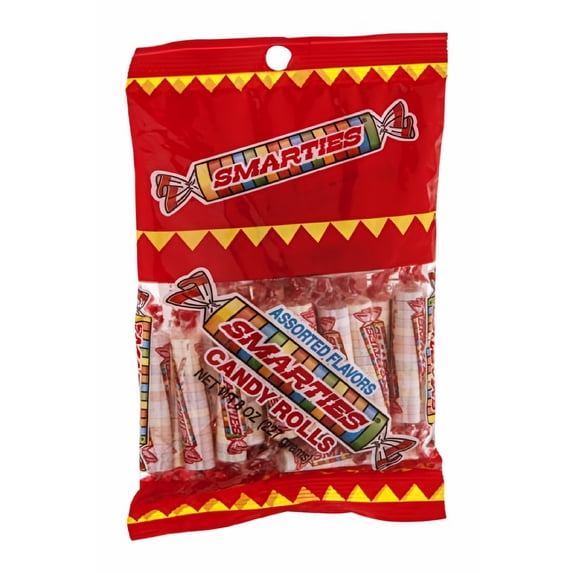 Smartes Rope Candt Smarties Candy Rolls 8 oz (Pack of 6) - Walmart.com