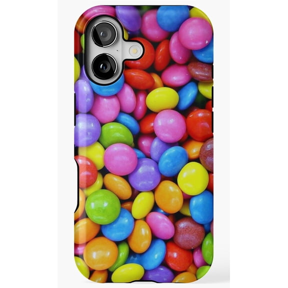 Smarties Candy Sweets Chocolate Art Phone Case for iPhone 11 12 13 14 15 16 17 Pro Max