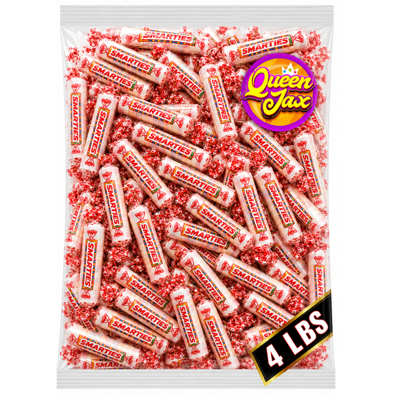 Smarties-Classic Tart Candy Rolls 4LB Bulk Bag of Assorted Fruity Candy Tabs Individually Wrapped Smarties Party Favor & Pinata Candy
