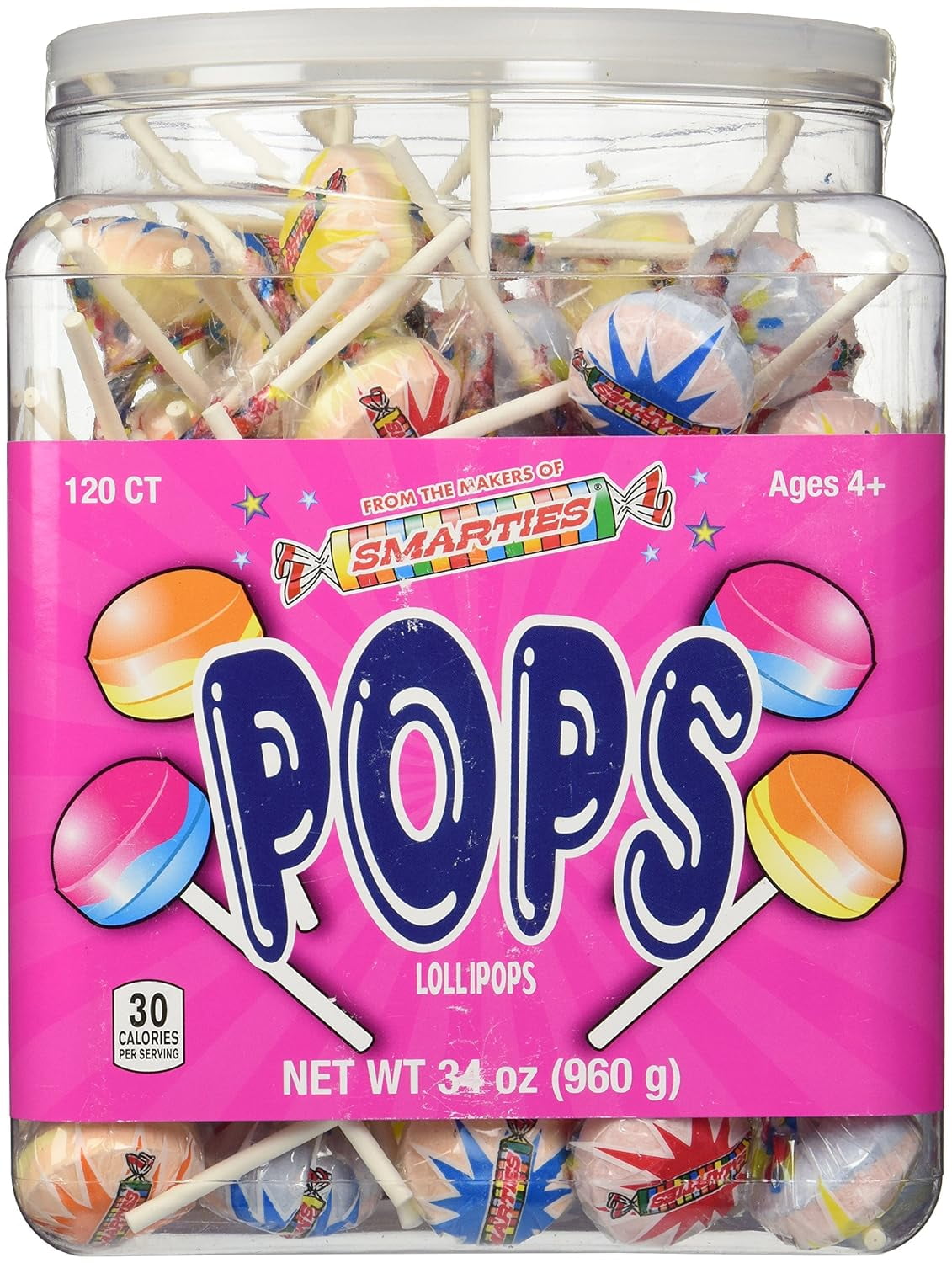 Smarties Double Lollies | Gluten Free, Peanut ,Fat Free Assorted Fruity ...