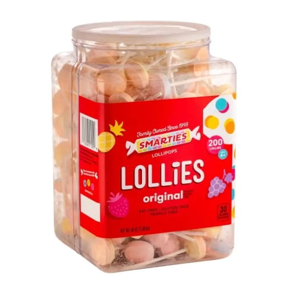 Smarties Double Lollies Jar (200 Pieces)