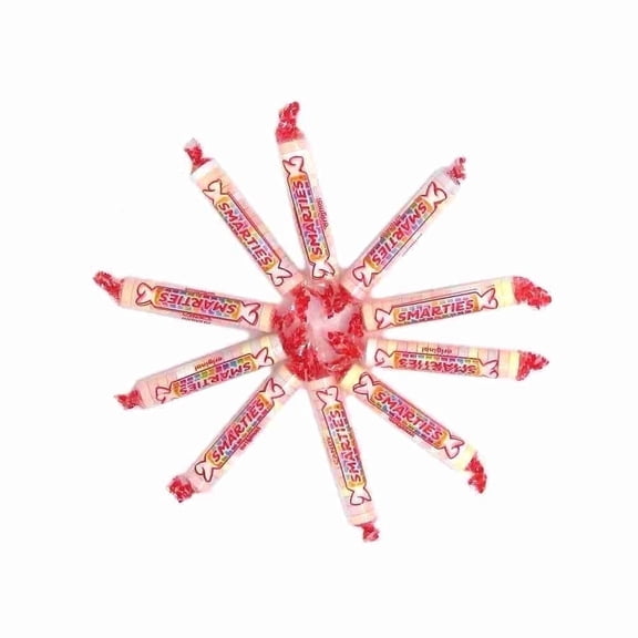 CeDe Smarties Candy Fruit Rolls, 2 lbs. No Known Allergens