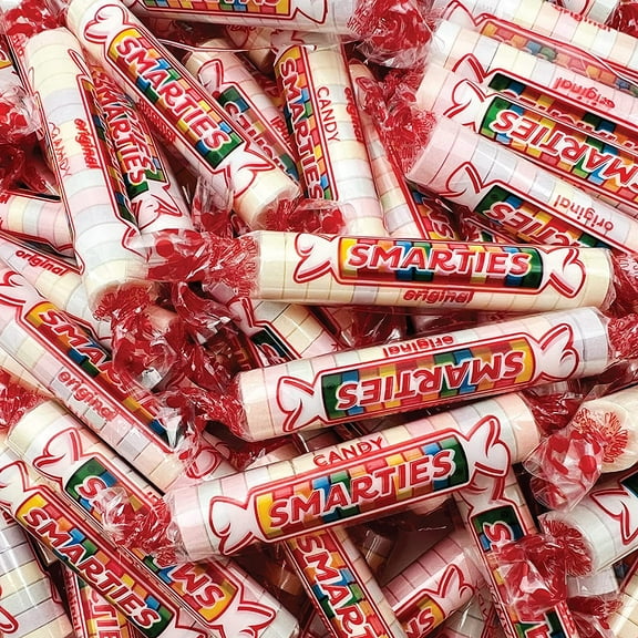 Smarties Hard Candy Rolls, Original Flavor, Individually Wrapped, Bulk Pack 2 Pounds (120 Count)