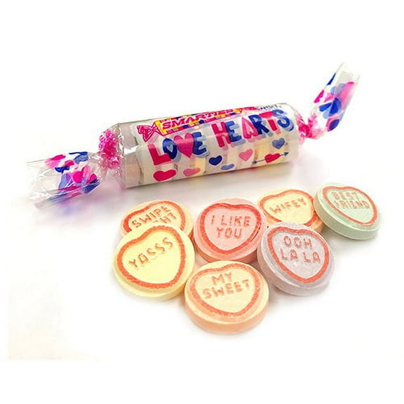 Smarties Love Hearts Candy Rolls - 3 LB Bulk Bag