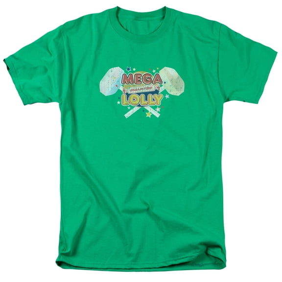 Smarties Mega Lolly Adult 18/1 T-Shirt Kelly Green