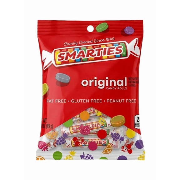 Smarties Original Candy Rolls, 3.5 oz Bag