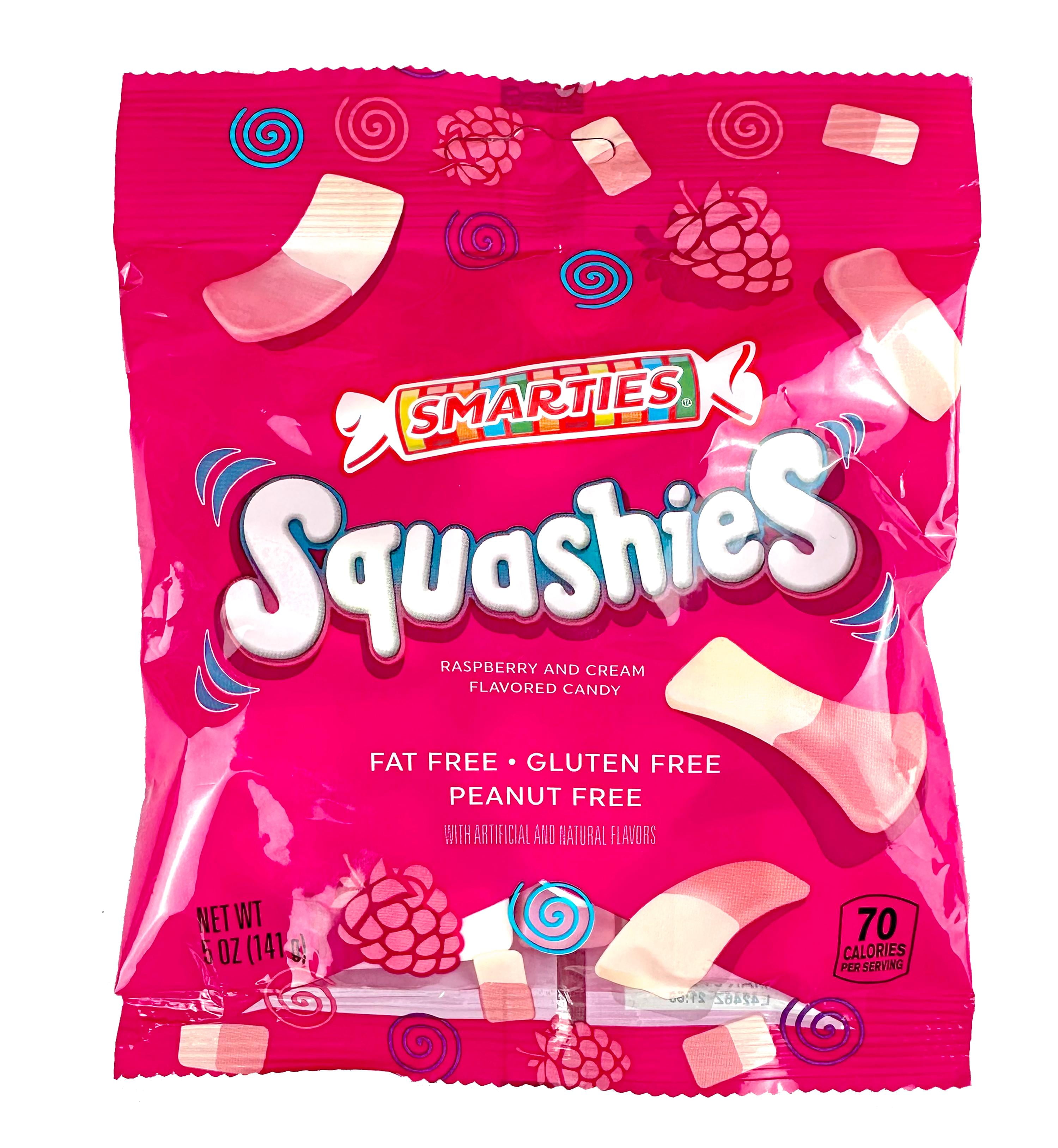 Smarties Squashies, 5 Ounce Bag, Allergen Free Gummy Candy