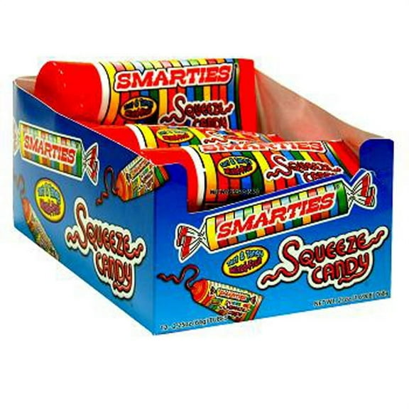 Smarties, Squeeze Candy, Count 12 (2.25 oz) - Sugar Candy / Grab Varieties & Flavors