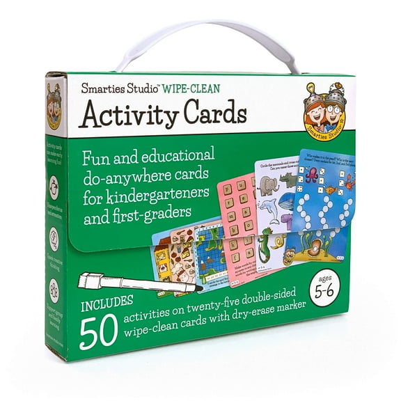 Smarties Studio Reusable Science Activity Cards, Kindergarten to First Grade, Unisex