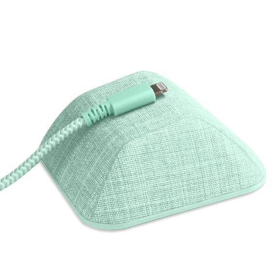 Smartish Magnetic Cord Holder - Cable Wrangler Organizer with Magnet Clips for Charger Management on Desktop, Nightstand, or Side Table - Teal Me More