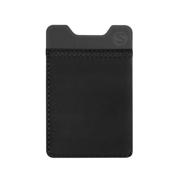 Smartish Stick-on Phone Wallet, Midnight Black